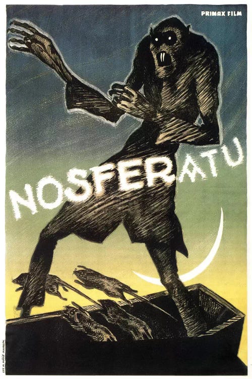 Nosferatu (Movie) Advertising Vintage Poster