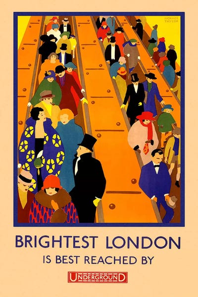 Advertisements: Brightest London is Best Reached by Unknown Artist