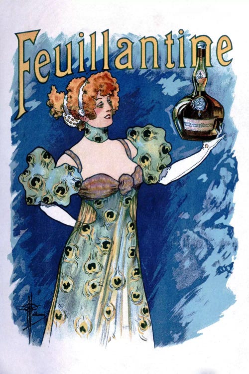 Feuillantine Advertising Vintage Poster