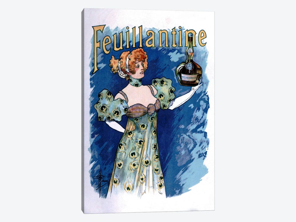 Feuillantine Advertising Vintage Poster by Unknown Artist 1-piece Canvas Artwork
