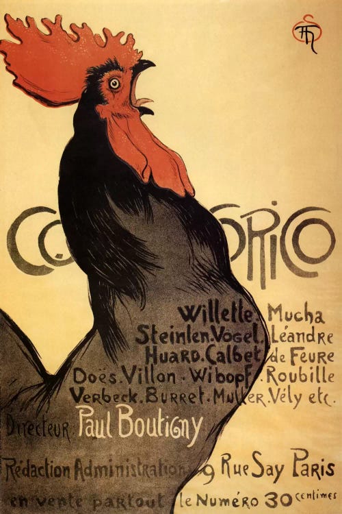 Cocorico Advertising Vintage Poster