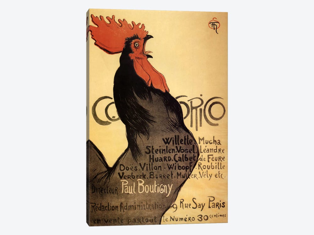Cocorico Advertising Vintage Poster by Unknown Artist 1-piece Art Print
