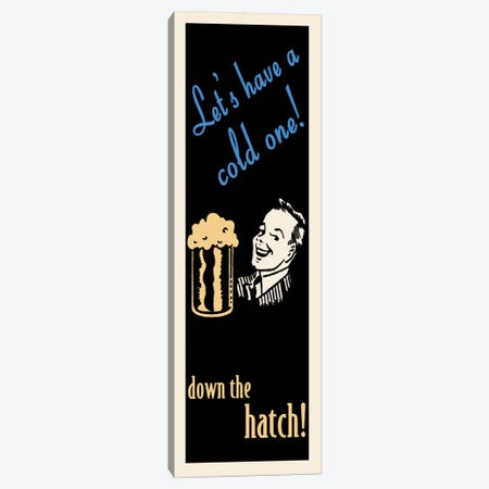 "Let’s Have A Cold One" Vintage Beer Advertisement Canvas Print #5335} by Retro Series Canvas Art