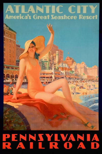 Vintage Apple Collection: Atlantic City Bathing Pa Line by Vintage Apple Collection