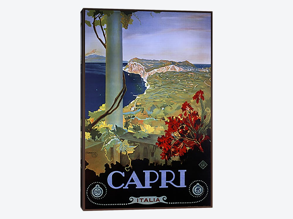 Capri Italia by Vintage Apple Collection 1-piece Canvas Wall Art