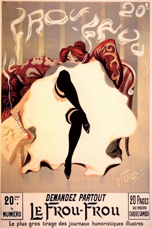 Le Frou Frou by Vintage Apple Collection wall art