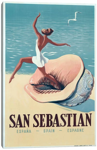 San Sebastian Canvas Art Print - Spain Art