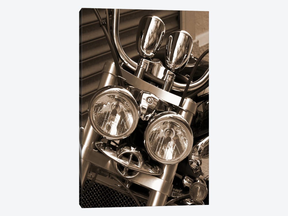 Harley Motorcycle by Unknown Artist 1-piece Art Print