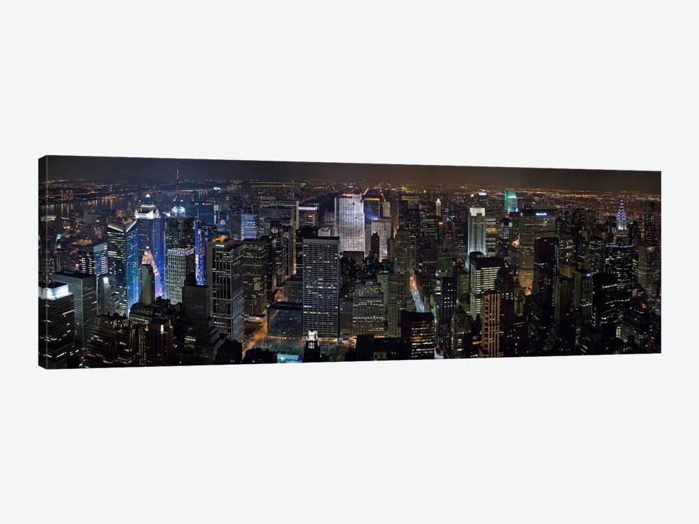 New York Panoramic Skyline Cityscape by Unknown Artist 1-piece Canvas Artwork