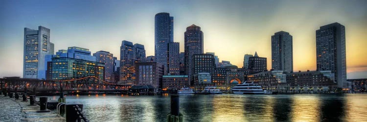 Boston Panoramic Skyline Cityscape