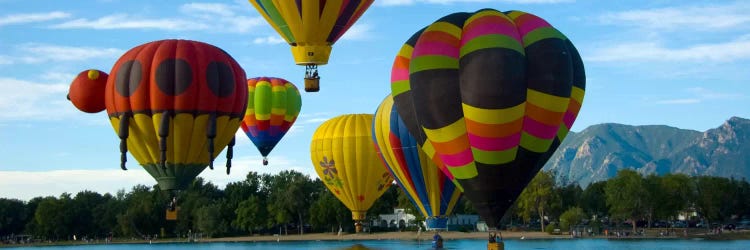 Colorado Springs Panoramic Skyline Cityscape (Air Baloon Competiton)