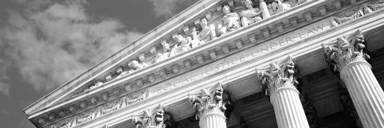 Columns Building Black & White