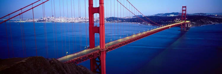 San Francisco Panoramic Skyline Cityscape (Golden Gate Bridge)