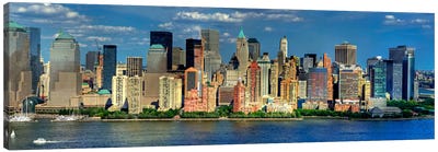 New York Panoramic Skyline Cityscape (Manhattan) Canvas Art Print - Public Domain TEMP