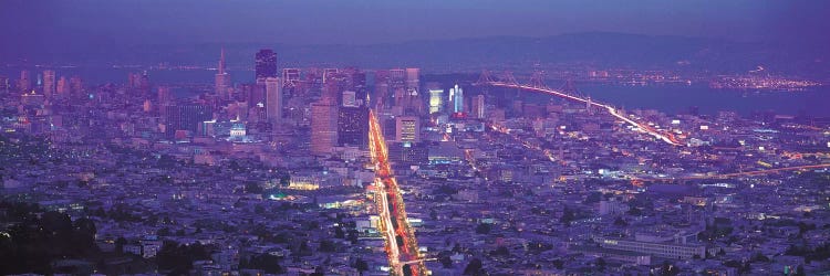 San Francisco Panoramic Skyline Cityscape (Sunset)