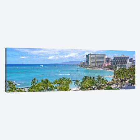 Honolulu Panoramic Skyline Cityscape Canvas Print #6074} by Unknown Artist Canvas Print