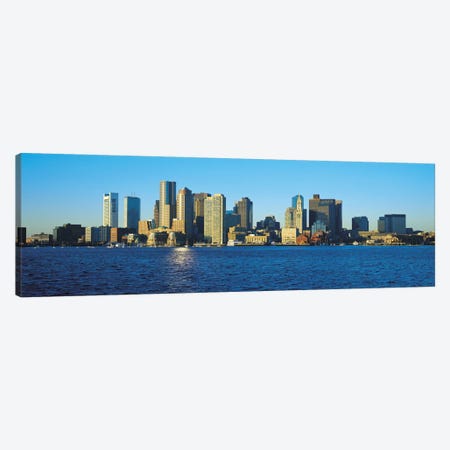 Boston Panoramic Skyline Cityscape Canvas Print #6079} by Unknown Artist Canvas Artwork