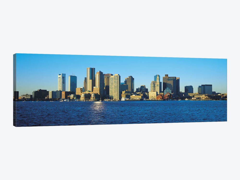 Boston Panoramic Skyline Cityscape by Unknown Artist 1-piece Canvas Artwork
