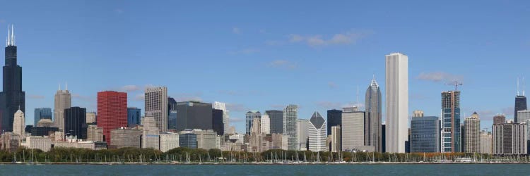 Chicago Panoramic Skyline Cityscape by Unknown Artist wall art