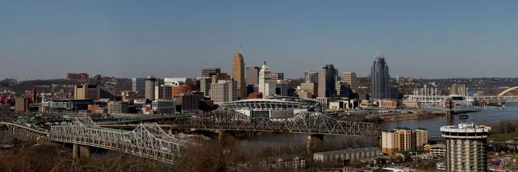 Cincinnati Panoramic Skyline Cityscape