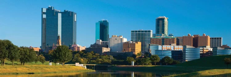 Fort Worth Panoramic Skyline Cityscape