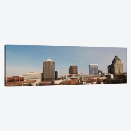 Greensbooro Panoramic Skyline Cityscape Canvas Print #6093} by Unknown Artist Canvas Art