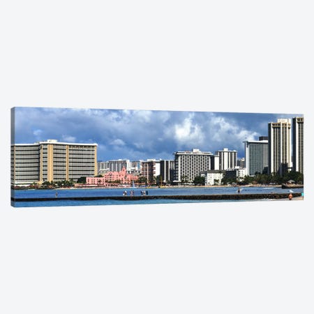 Honolulu Panoramic Skyline Cityscape Canvas Print #6094} by Unknown Artist Art Print