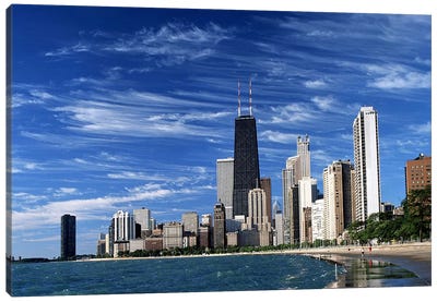 Downtown Chicago Canvas Art Print - Urban Scenic Photography