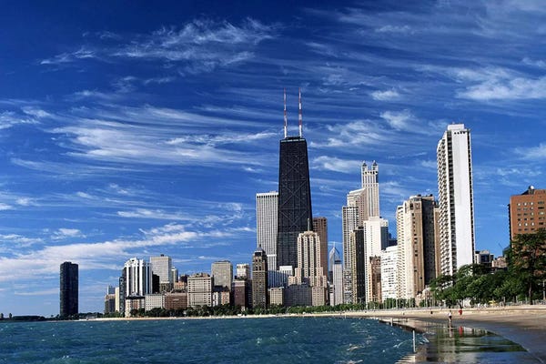 Illinois: Downtown Chicago by Unknown Artist