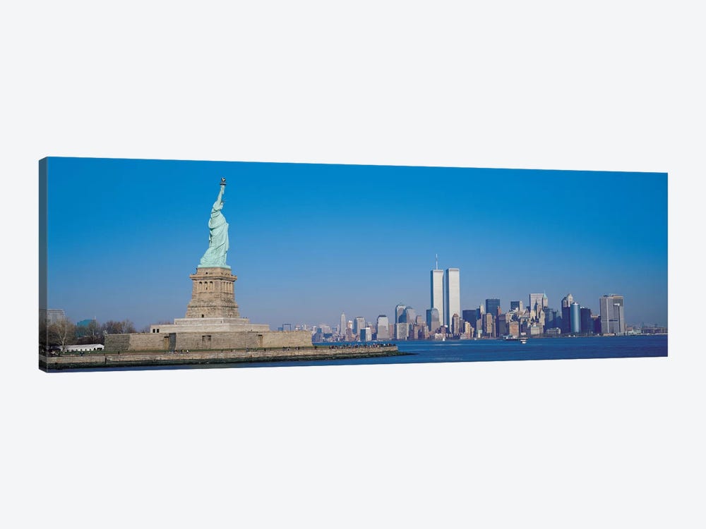 New York Panoramic Skyline Cityscape by Unknown Artist 1-piece Canvas Art Print