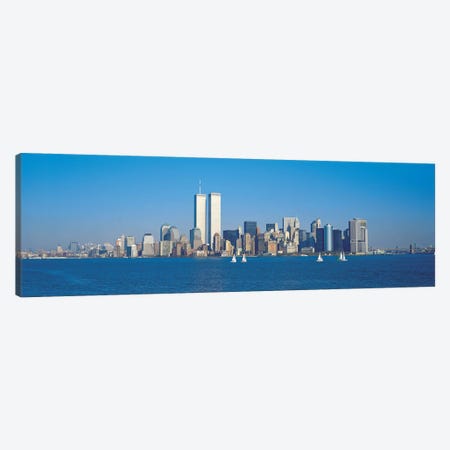 New York Panoramic Skyline Cityscape Canvas Print #6112} by Unknown Artist Art Print
