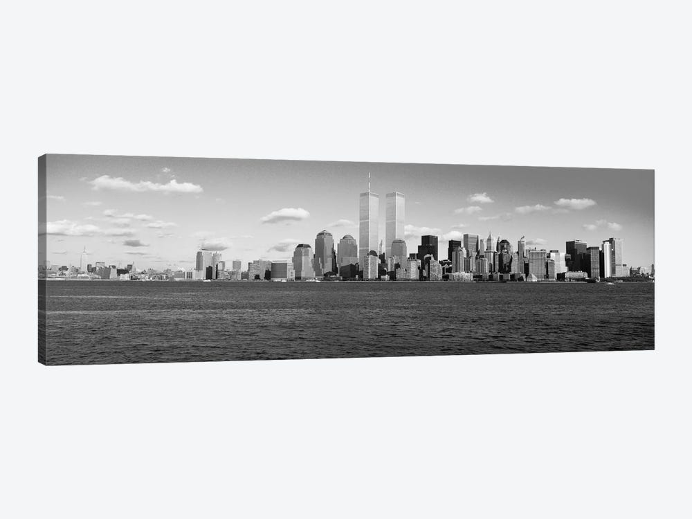 New York Panoramic Skyline Cityscape (Black & White) 1-piece Art Print
