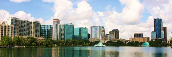 Orlando: Orlando Panoramic Skyline Cityscape by Unknown Artist
