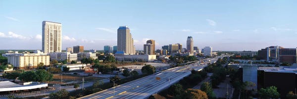 Orlando: Orlando Panoramic Skyline Cityscape by Unknown Artist