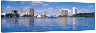 Orlando Panoramic Skyline Cityscape Canvas Art Print - Orlando Art