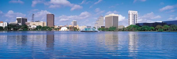Orlando: Orlando Panoramic Skyline Cityscape by Unknown Artist