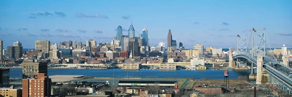 Pennsylvania: Philadelphia Panoramic Skyline Cityscape by Unknown Artist