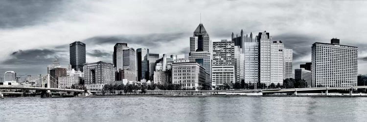 Pittsburgh Panoramic Skyline Cityscape by Unknown Artist wall art