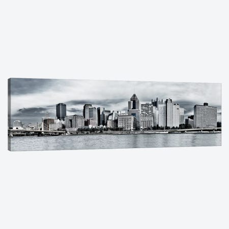 Pittsburgh Panoramic Skyline Cityscape Canvas Print #6125} by Unknown Artist Canvas Art Print