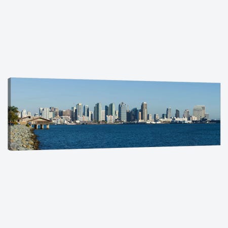 San Diego Panoramic Skyline Cityscape Canvas Print #6130} by Unknown Artist Art Print