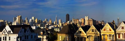 San Francisco Panoramic Skyline Cityscape by Unknown Artist canvas print