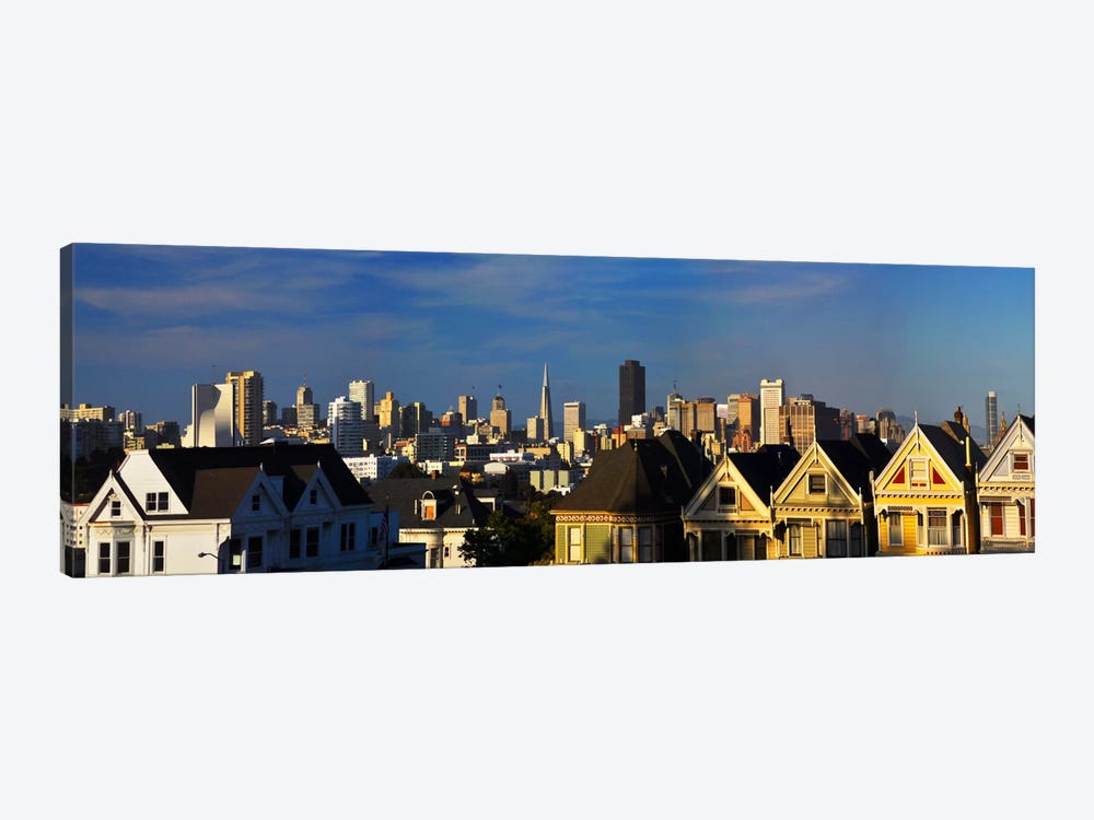 San Francisco Panoramic Skyline Cityscape by Unknown Artist 1-piece Canvas Wall Art