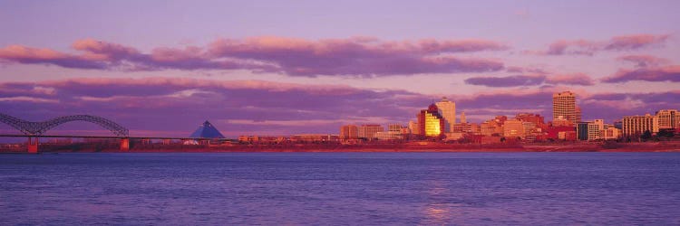 Memphis Panoramic Skyline Cityscape (Dusk)