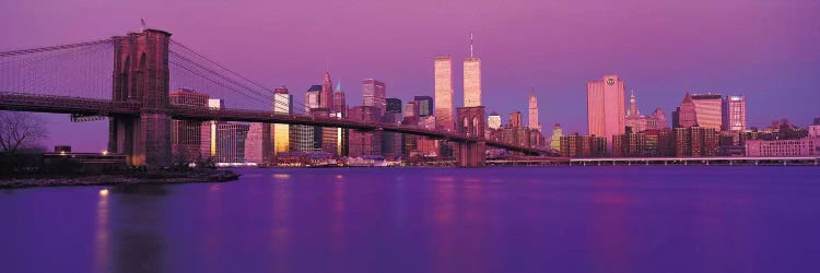 New York Panoramic Skyline Cityscape (Dusk) by Unknown Artist wall art