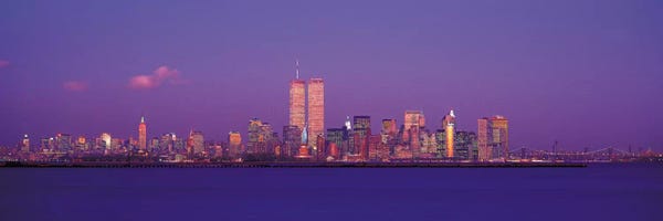 New York Panoramic Skyline Cityscape Evening Ver. III