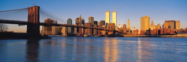 New York Panoramic Skyline Cityscape Evening Ver. II