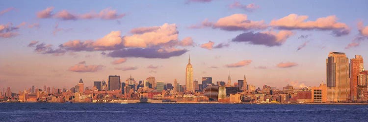 New York Panoramic Skyline Cityscape (Evening) by Unknown Artist wall art