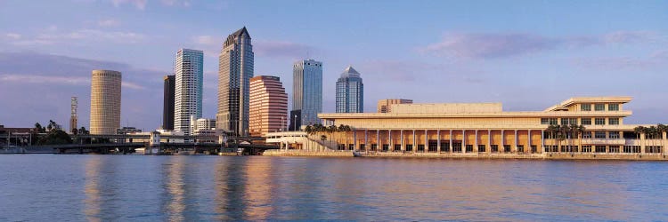 Tampa Panoramic Skyline Cityscape (Evening) by Unknown Artist wall art