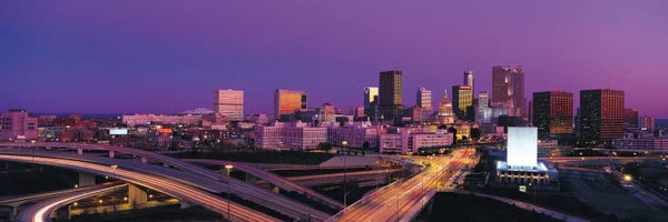 Atlanta Panoramic Sunset Skyline Cityscape