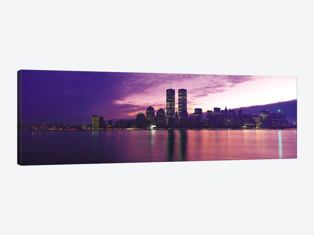 New York Panoramic Skyline Cityscape (Sunset) 1-piece Canvas Print